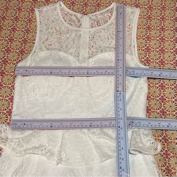 Lilly Pulitzer Nolea White Sleeveless Midi Dress with Peplum - Picture 5 of 16